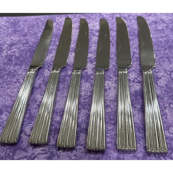 Reed Barton Other - Reed &‎ Barton Berkeley 18/10 Stainless  Flatware French Solid Knife Set Of 6